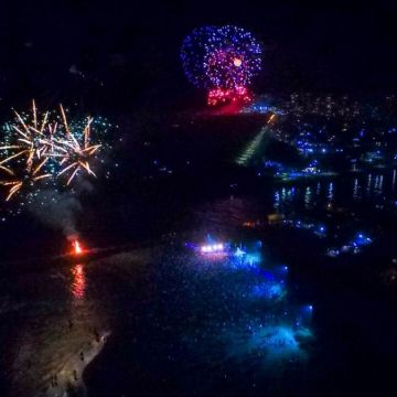 E o 1° Réveillon a Beira Mar na praia dos Molhes foi um grande sucesso