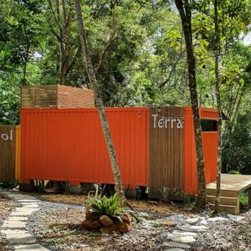 Chalé Container em meio à natureza, é no Sítio Raízes!