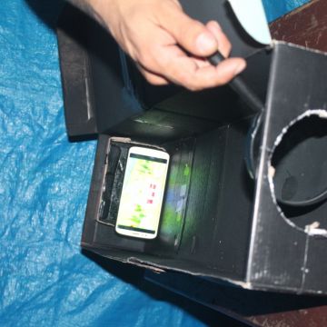 Caixa de sapato pode virar retroprojetor