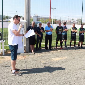 Campo de grama sintético Eurico da Costa Ferreira é inaugurado no Grêmio Fronteira