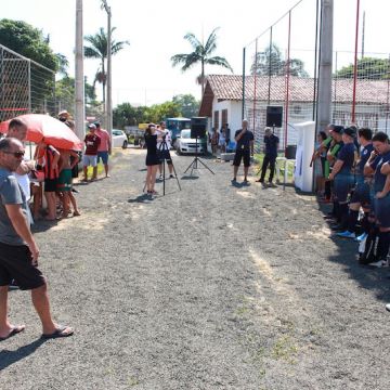 Campo de grama sintético Eurico da Costa Ferreira é inaugurado no Grêmio Fronteira
