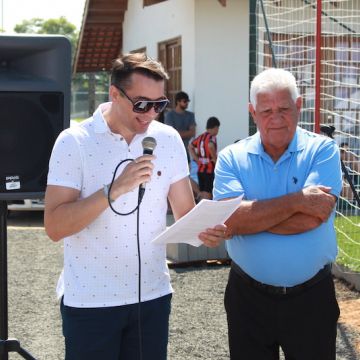 Campo de grama sintético Eurico da Costa Ferreira é inaugurado no Grêmio Fronteira