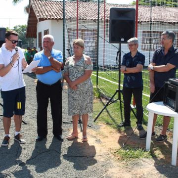 Campo de grama sintético Eurico da Costa Ferreira é inaugurado no Grêmio Fronteira