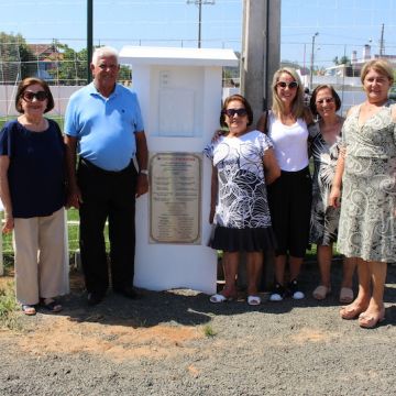 Campo de grama sintético Eurico da Costa Ferreira é inaugurado no Grêmio Fronteira