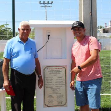 Campo de grama sintético Eurico da Costa Ferreira é inaugurado no Grêmio Fronteira