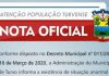 Turvo: Nota Oficial 
