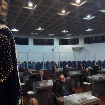 Católicos divulgam festa da padroeira de Araranguá na Câmara