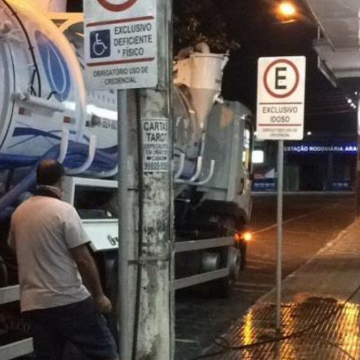 SAMAE de Araranguá inicia higienização e desinfecção de espaços públicos 