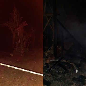 Incêndio destrói chalé em Paria Grande