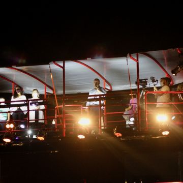 Bom público em drive-in da coligação “Mudança Certa”