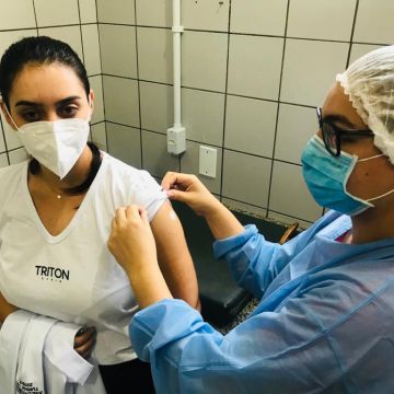 Os primeiros vacinados contra o Covid-19 de Araranguá