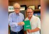Presidente da Sicredi recebe presidente da CDL Araranguá