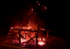 Incêndio atinge posto de guarda-vidas em Balneário Gaivota