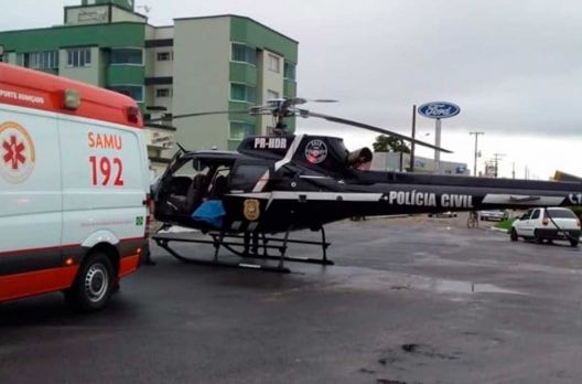Criança de 10 anos é transportada para o Hospital São José após acidente de trânsito